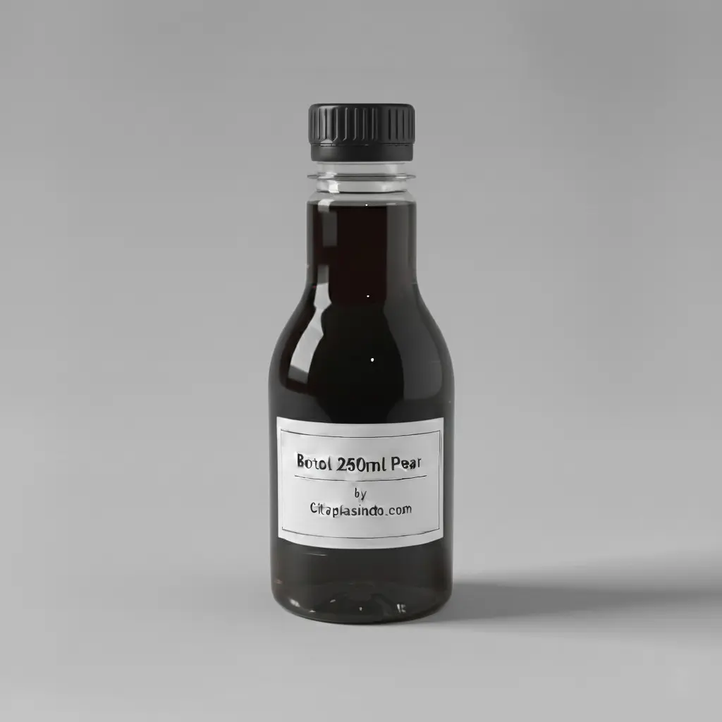 botol pet 250 ml pear hitam.webp