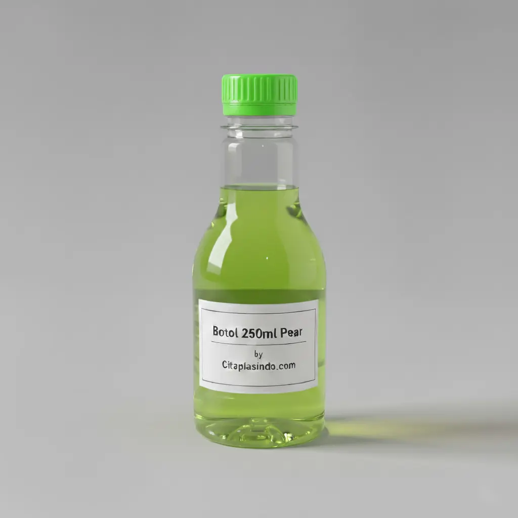 botol pet 250 ml pear green.webp