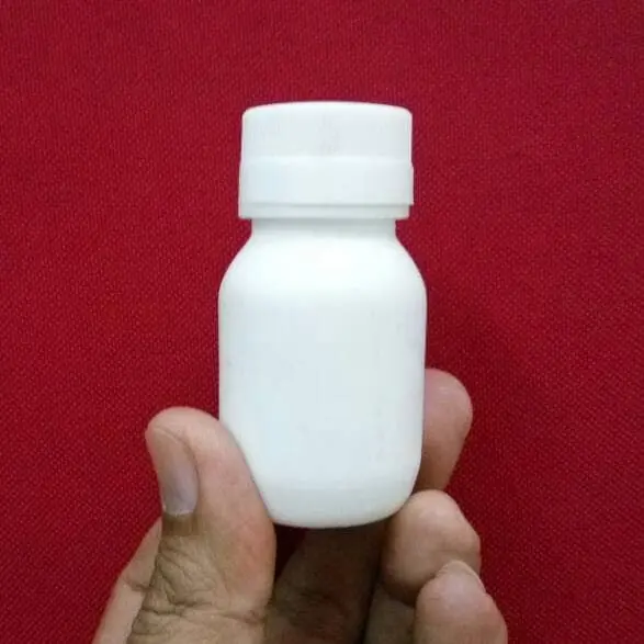Botol Plastik HDPE, 30ml, 11gram, Putih Doff