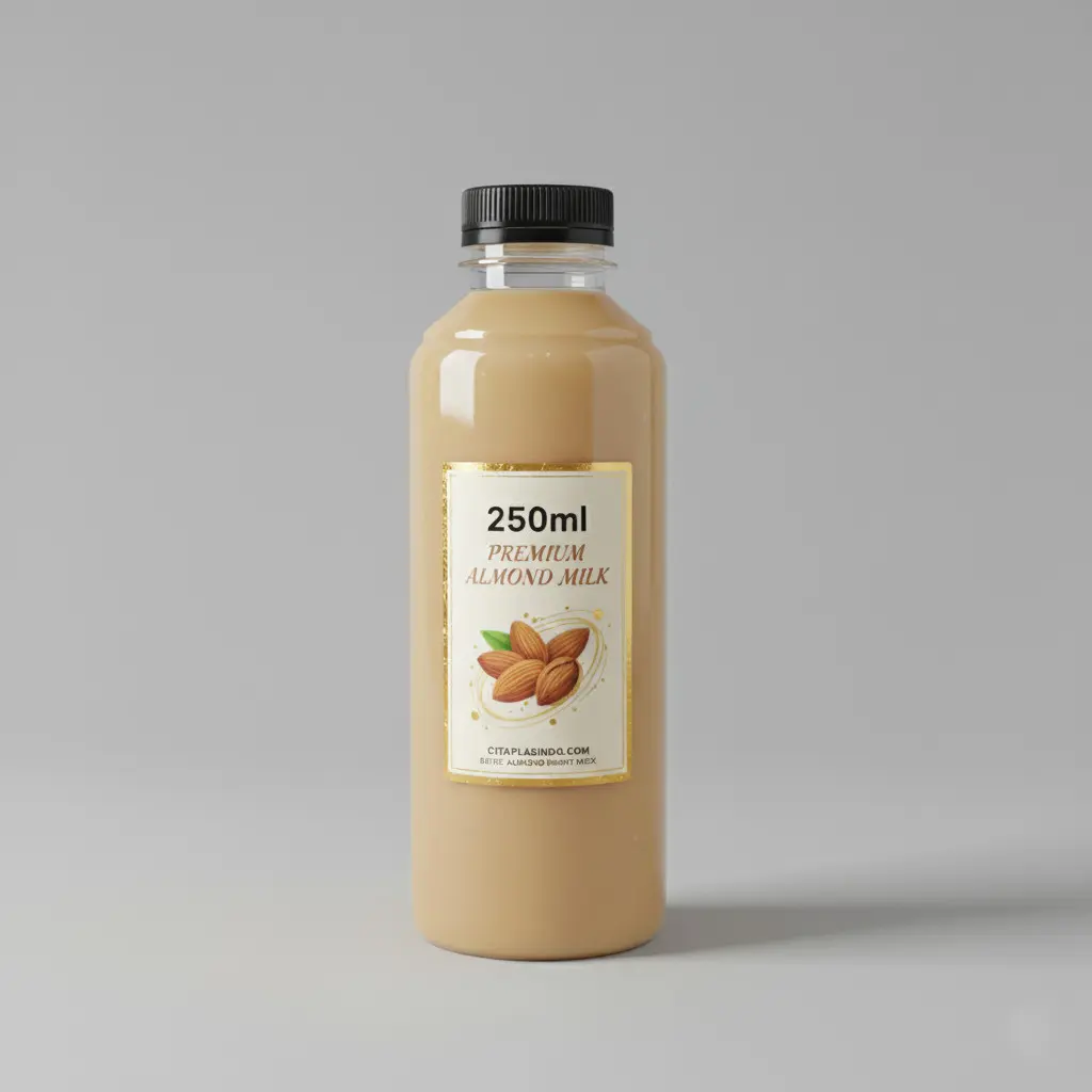 Botol PET 250 ml Almond Short Neck