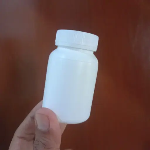 Botol Plastik HDPE, 90 ml, putih susu
